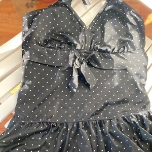 Black Polka-dot Bathing Suit